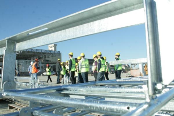 Alunos de Engenharia Civil acompanham andamento das obras de adequação do Porto de Pelotas
