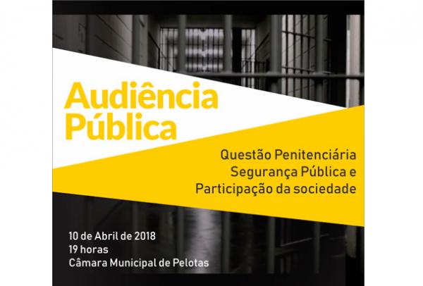 PPGPSDH/UCPel integra audiência sobre questão prisional, segurança pública e participação social